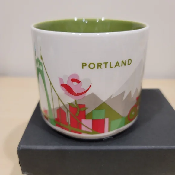 Starbucks "YOU ARE HERE" Collection Portland Coffee Mug St. John's Bridge - Picture 4 of 8